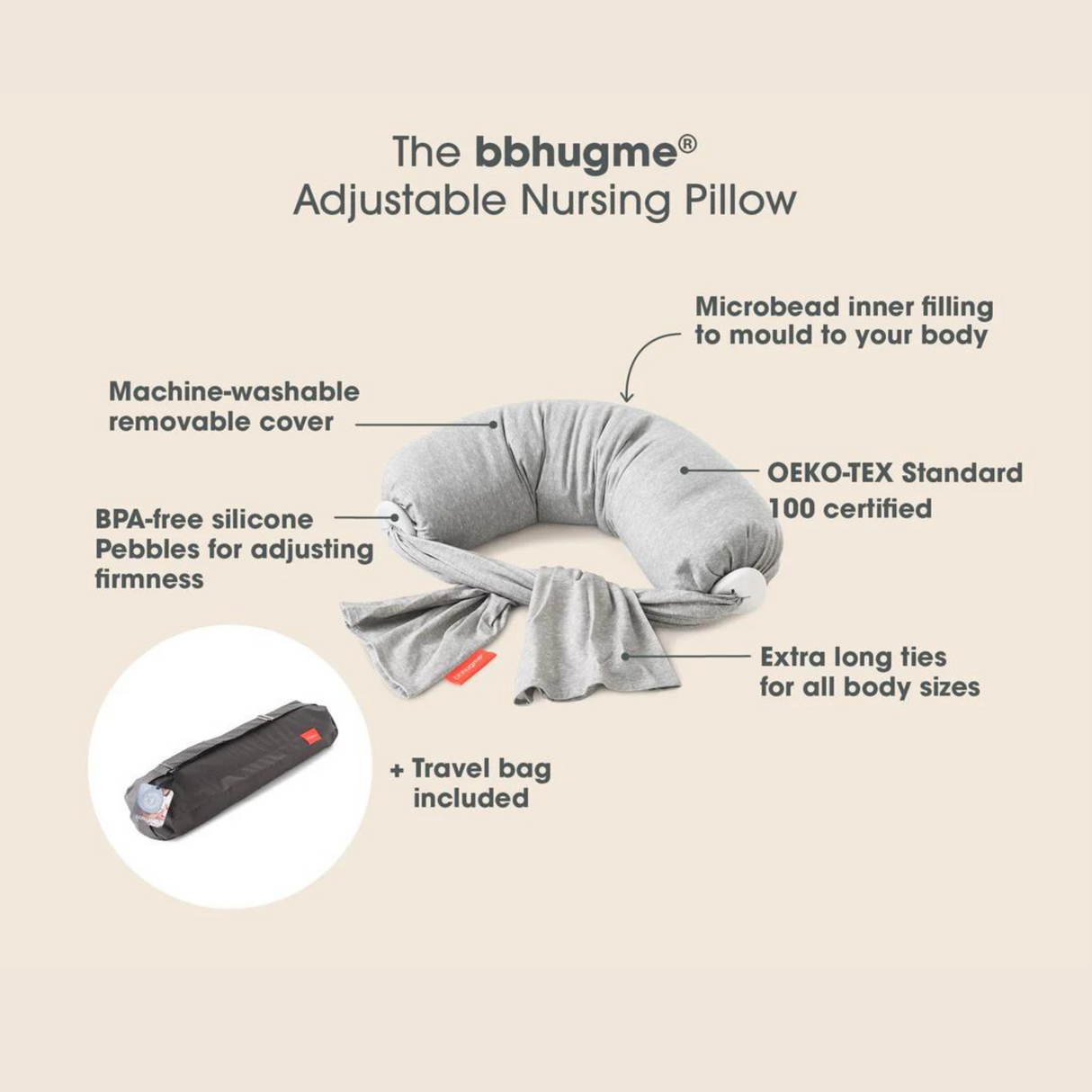 bbhugme Nursing Pillow